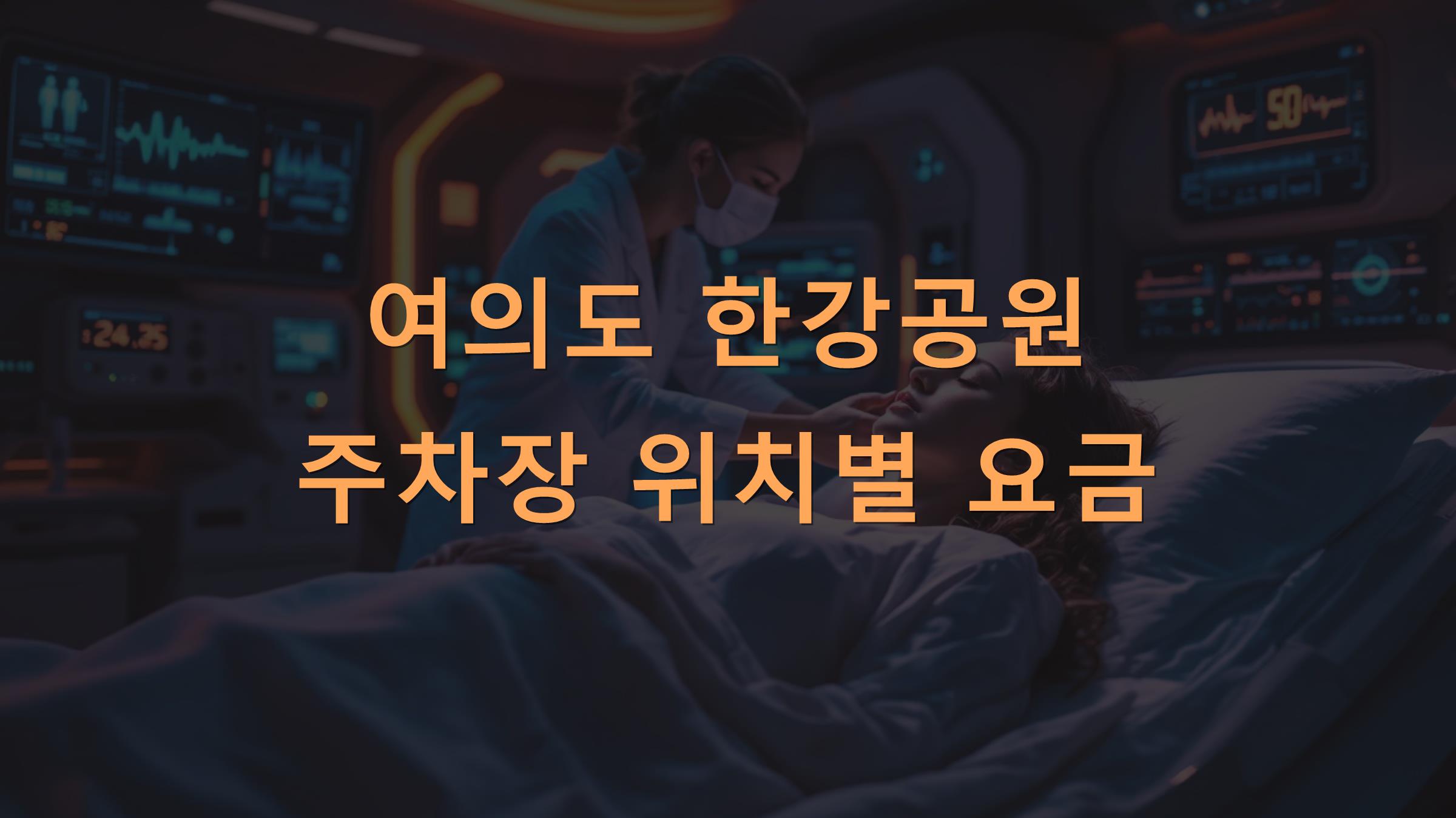 여의도 한강공원 주차장 위치별 요금