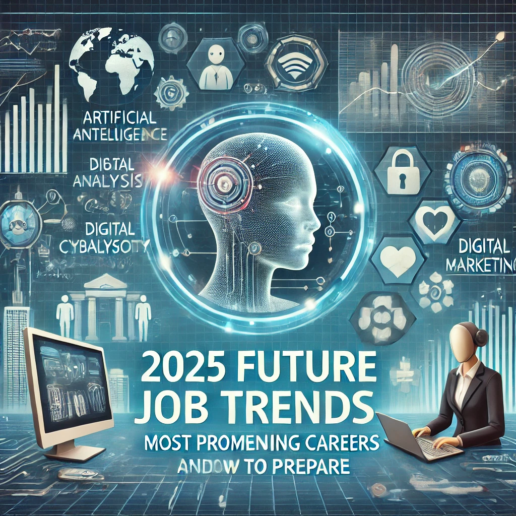 "2025년 미래 유망 직업 트렌드: AI, 데이터 분석, 사이버 보안, 디지털 마케팅, 헬스케어 관련 최신 직업 전망과 준비 방법"