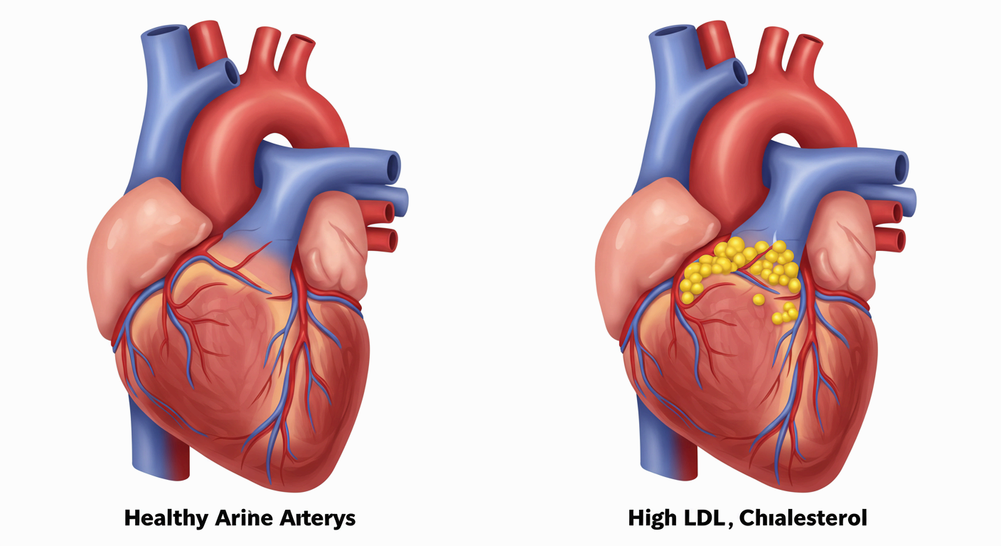 저밀도 콜레스테롤이란 동맥경화 원인물질