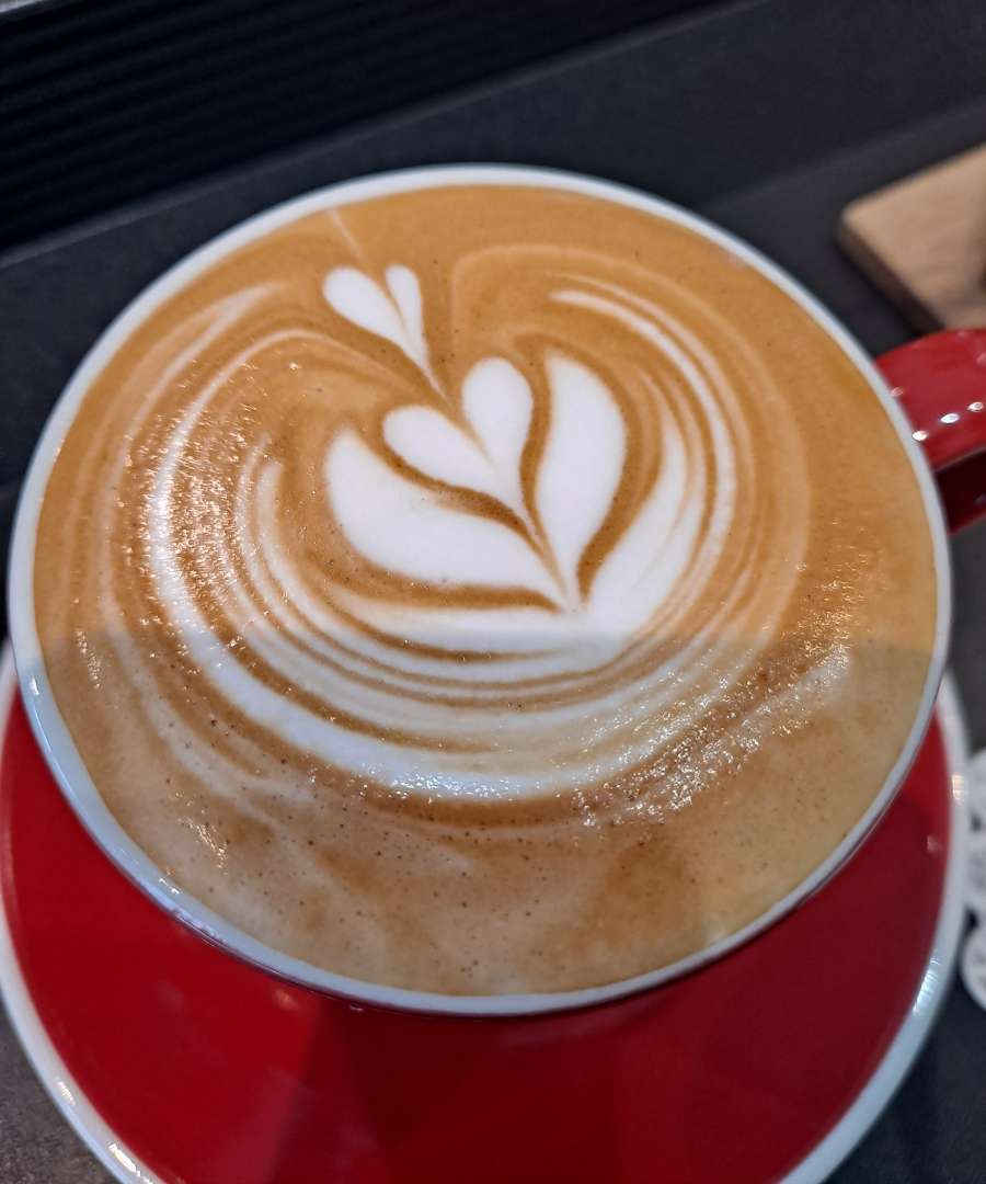 라떼아트 4단윙튤립