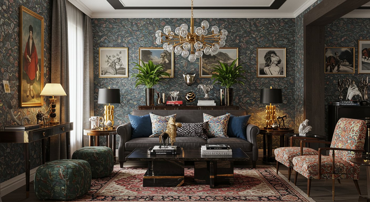 켈리 웨어슬러 스타일의 인테리어