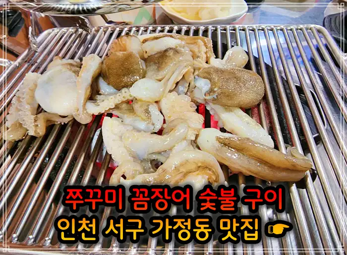 맛있는 녀석들 인천 서구 가정동 주꾸미 숯불 구이맛집