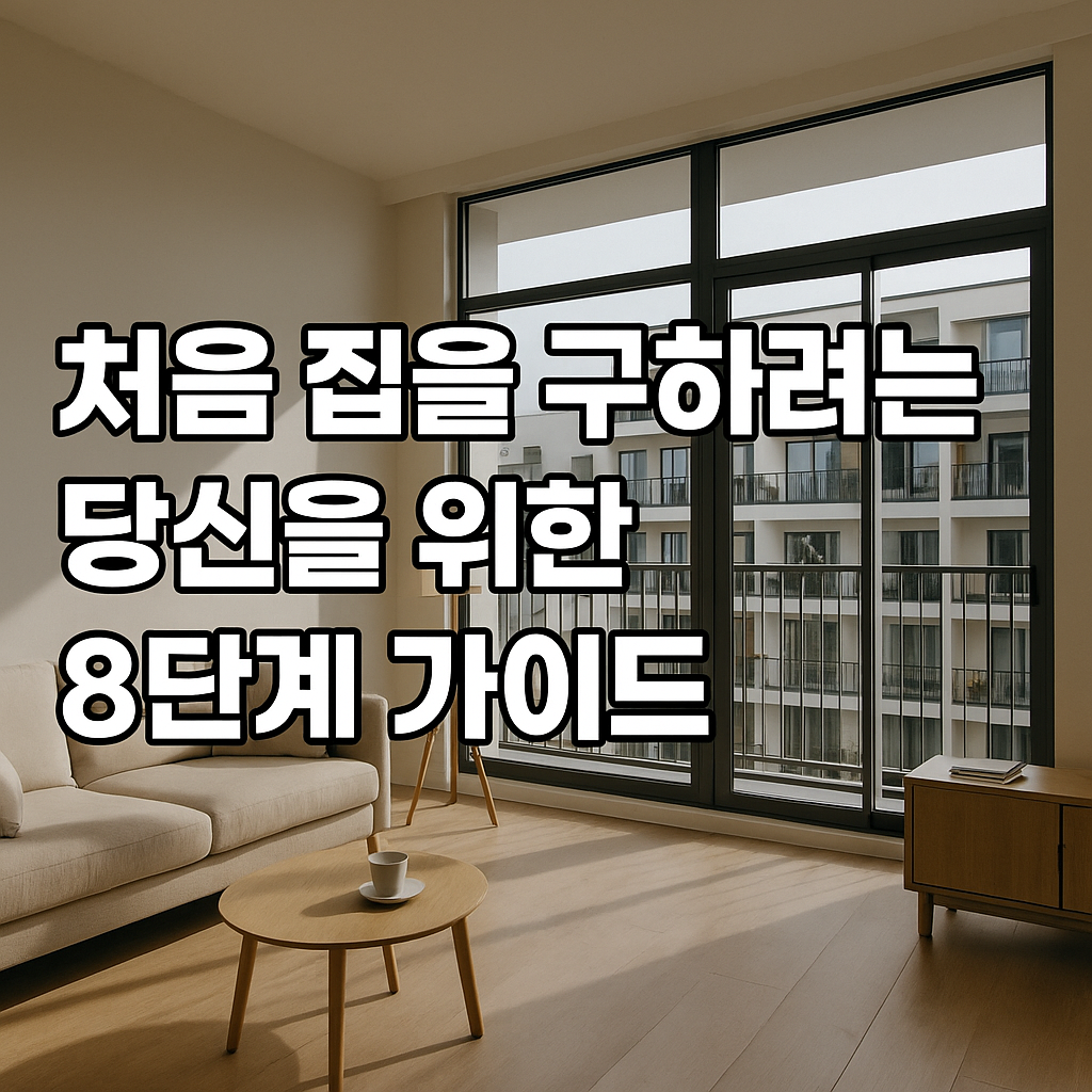 처음 집을 구하려는 당신을 위한 8단계 가이드