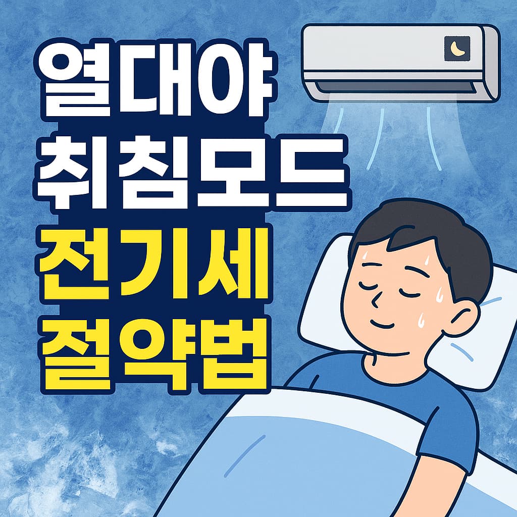 열대야 취침모드 전기세