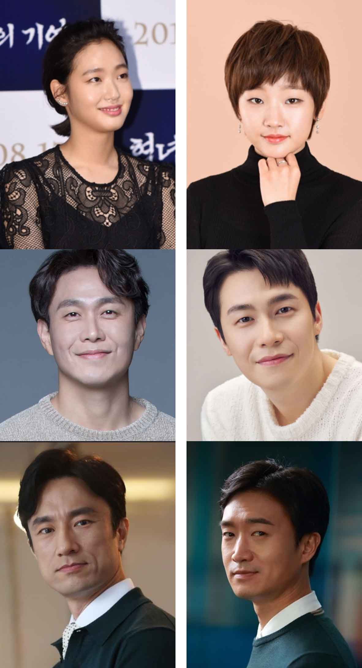 닮은꼴 배우 비교사진 (김고은, 박소담, 오정세, 이재원, 조우진, 김병철) 배우 사진