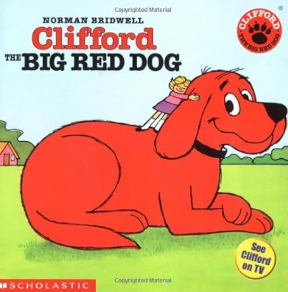 미국에서 유명한 동화책인 Clifford the Big Red Gog 표지