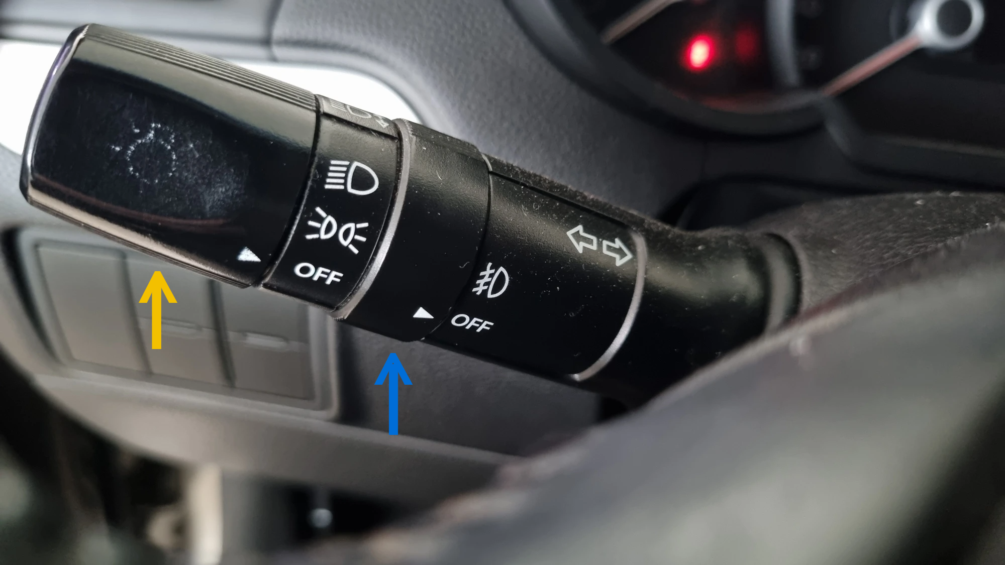 모닝 안개등 스위치