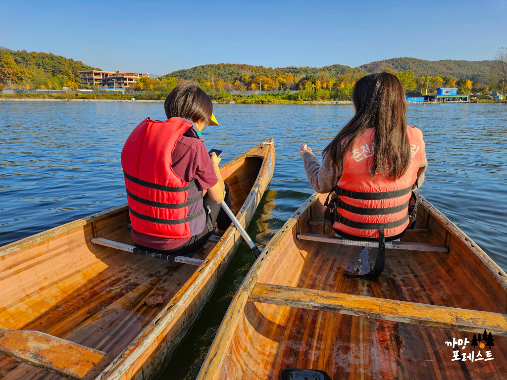 춘천 중도 물레길 카누