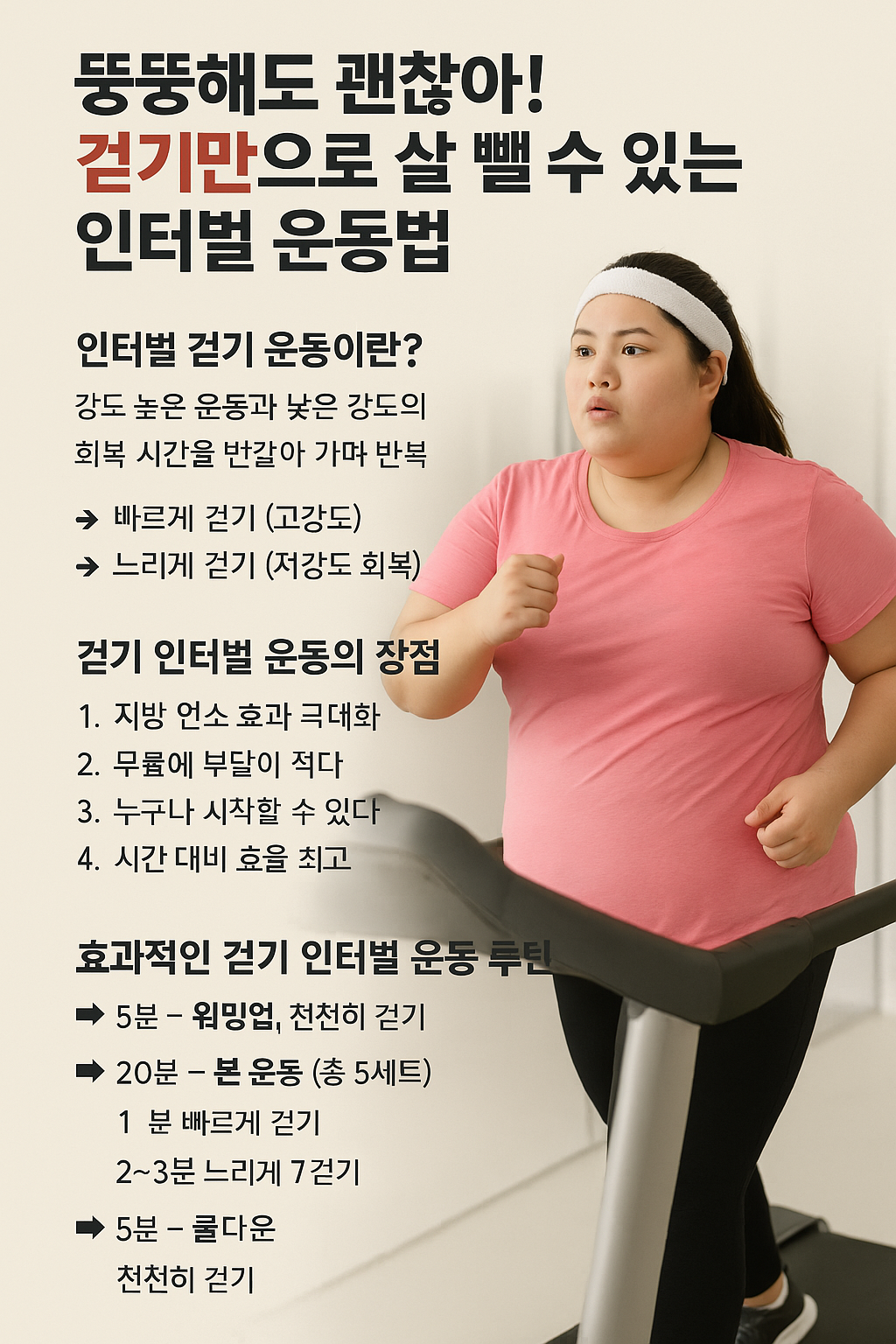 걷기 인터벌 운동법