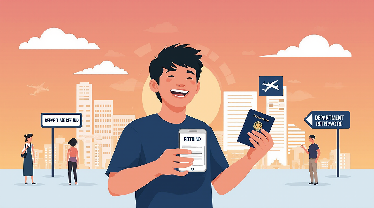 출국 납부금 서비스 홈페이지