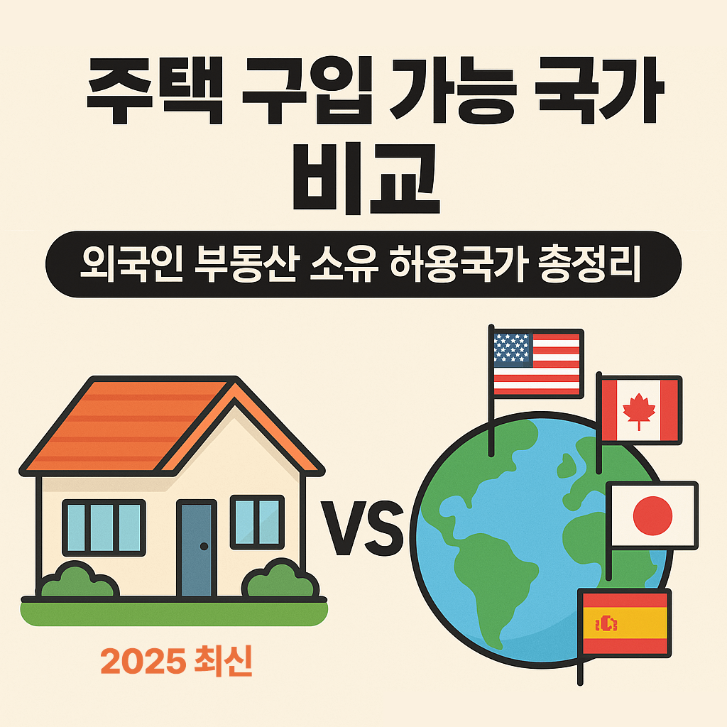 은퇴자 전용 주택 구입 가능 국가 비교