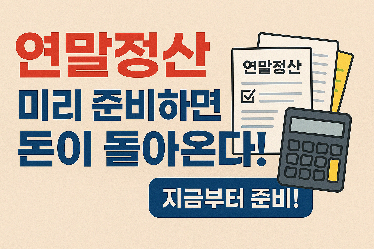 연말정산, 지금부터 체크하면 환급 쏠쏠