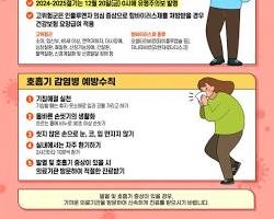 B형 독감 겨울에서 초봄 유행