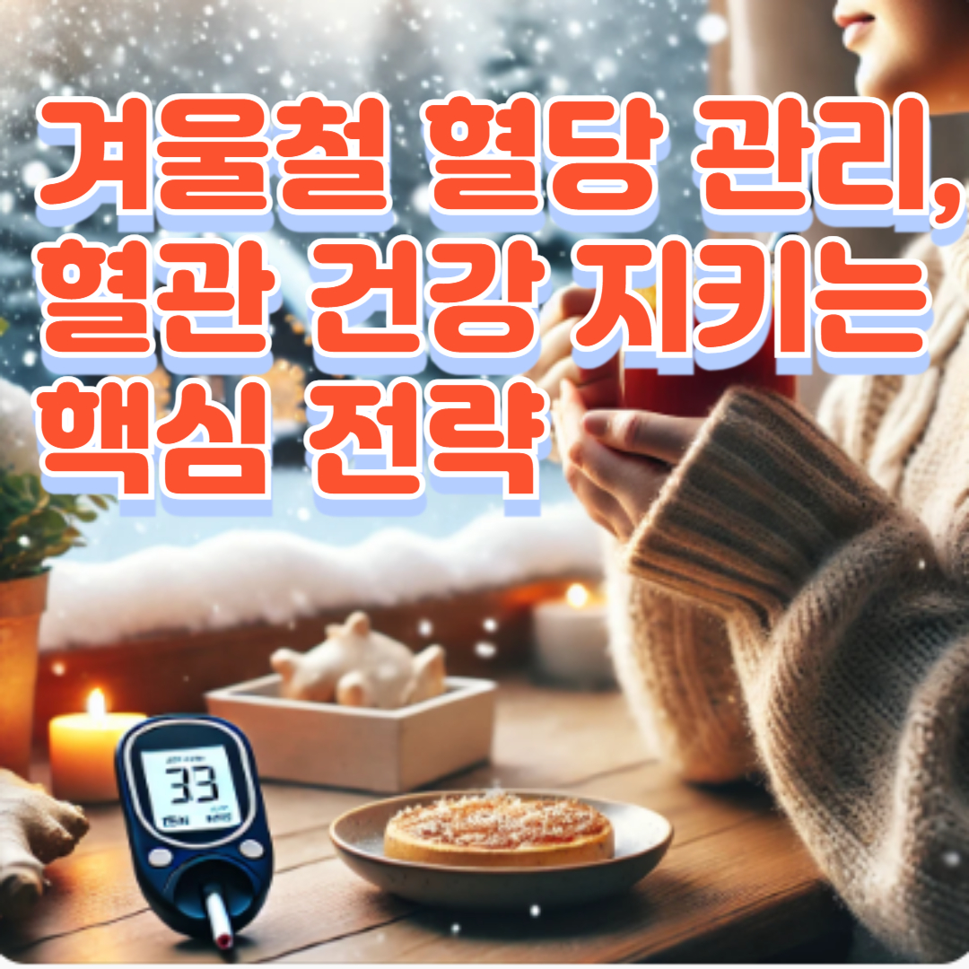 겨울철 혈당 관리, 혈관 건강 지키는 핵심 전략