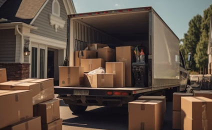 용달이사하는 모습