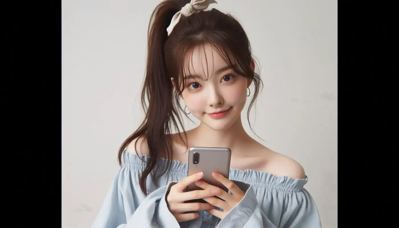 굿닥-사용법을-알아보고-비대면진료하는-여성의-모습