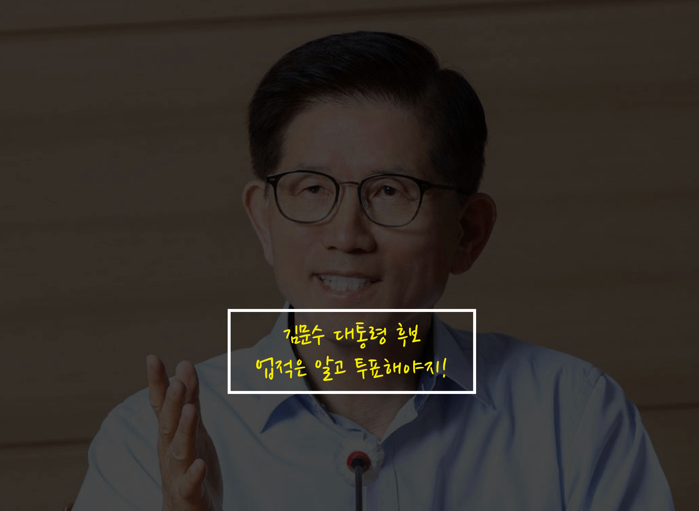 김문수 대통령 후보