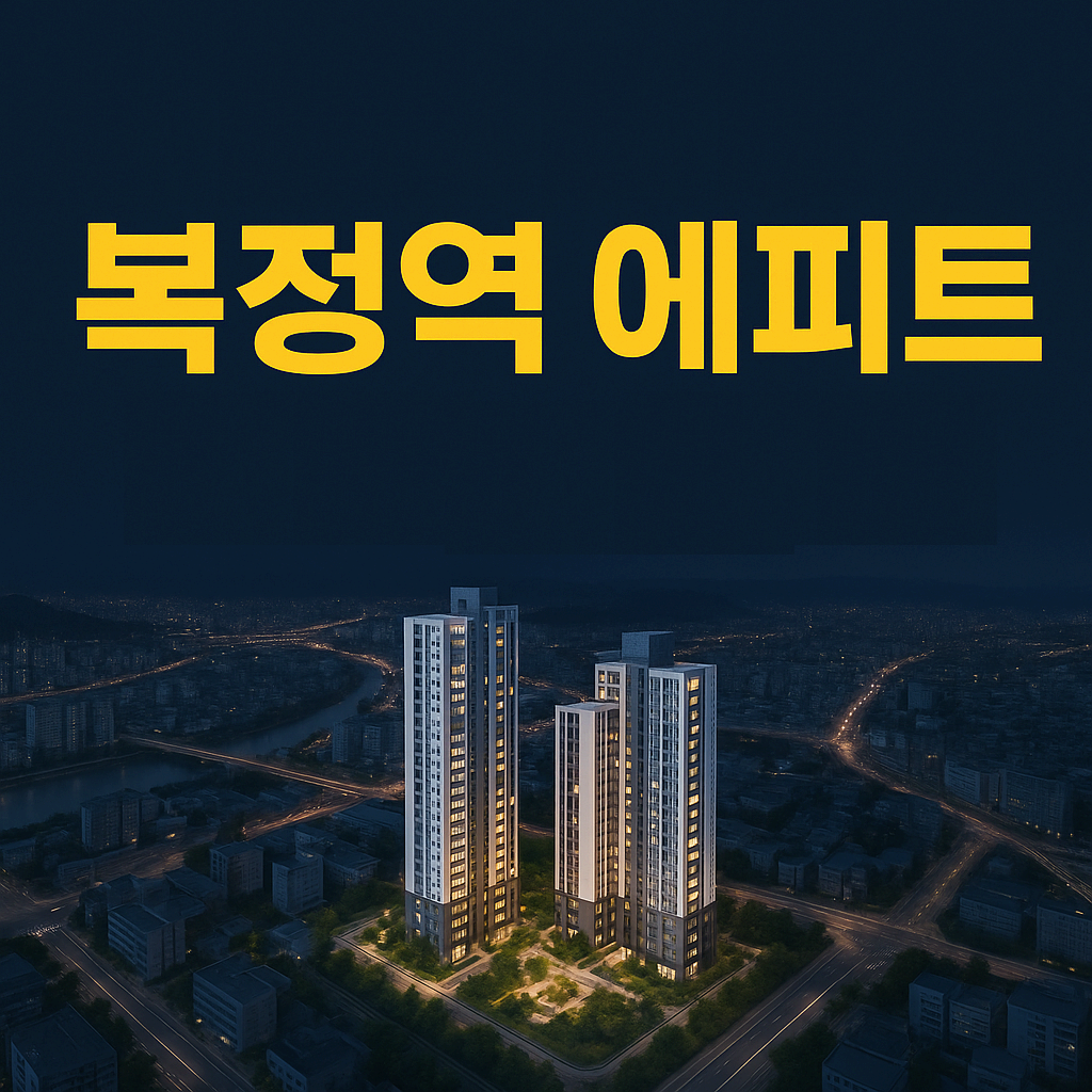 복정역 에피트 청약 핵심 정보 총정리