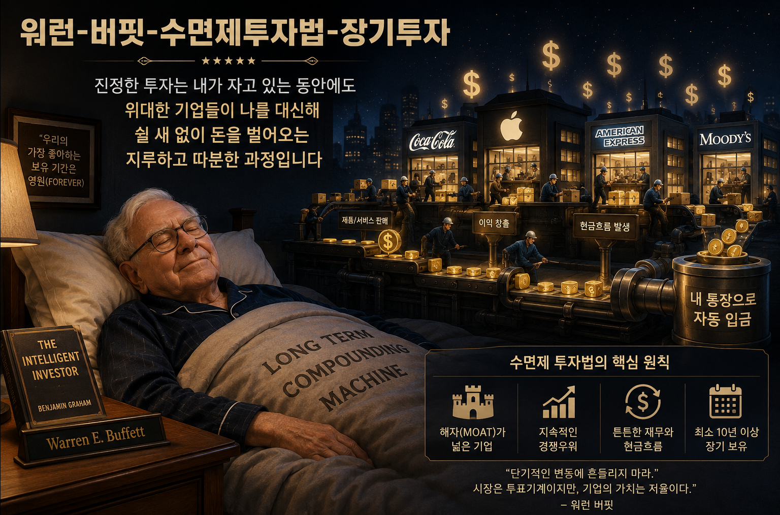 워렌 버핏의 수면 투자법, 장기투자