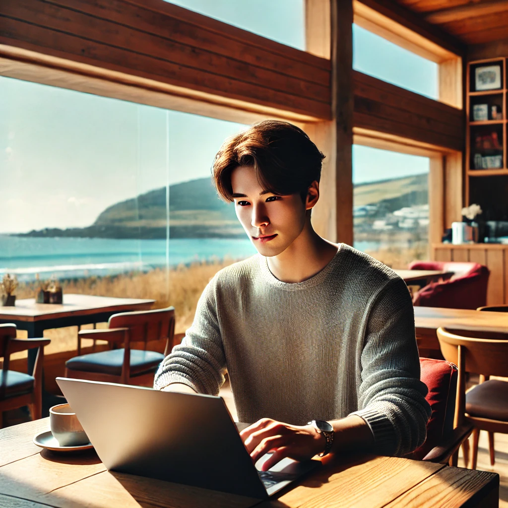 제주도 한달살기 하는 디지털노마드 프리랜서 모습