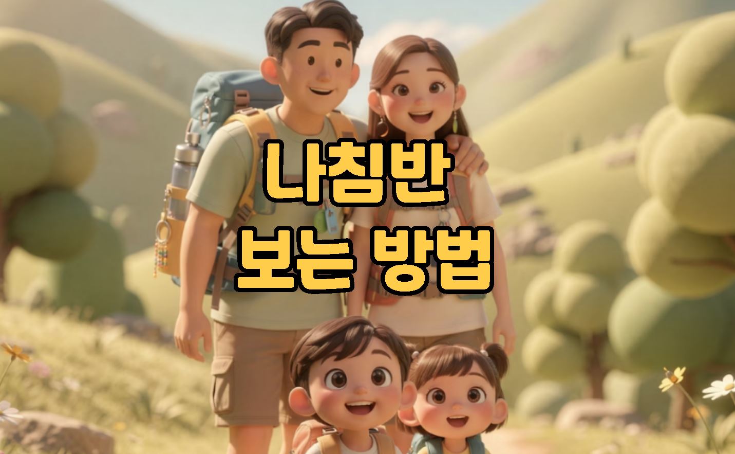 나침반 보는 방법