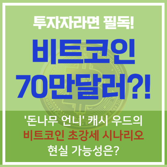 비트코인 70만달러 초강세 시나리오, 그 현실성은?