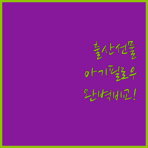 출산 선물 추천 마롤로뜨 아기 바디필..