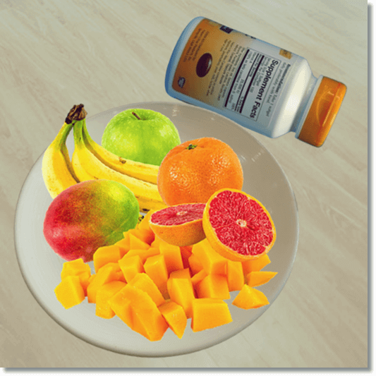 카로티노이드 효능 및 구조와 기능, 많은 음식