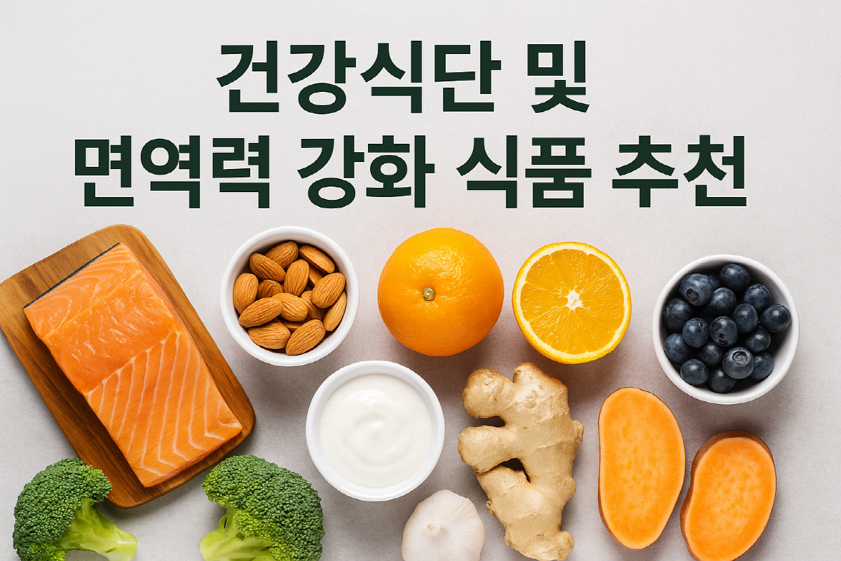 건강식단 및 면역력 강화 식품 추천