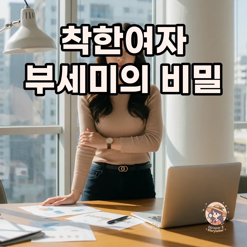 착한여자 부세미 평범한 일상 속에서 피어나는 진짜 강인함 인포그래픽