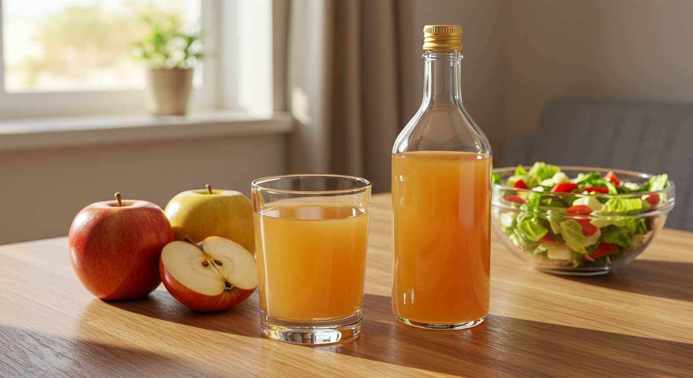 &quot;사과식초의 효능과 활용법&quot;에 대한 이미지입니다.