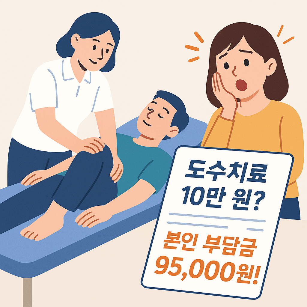도수치료 건강보험 95% 적용 도수치료 진료비 10만 원에 9만5천 원 부담?