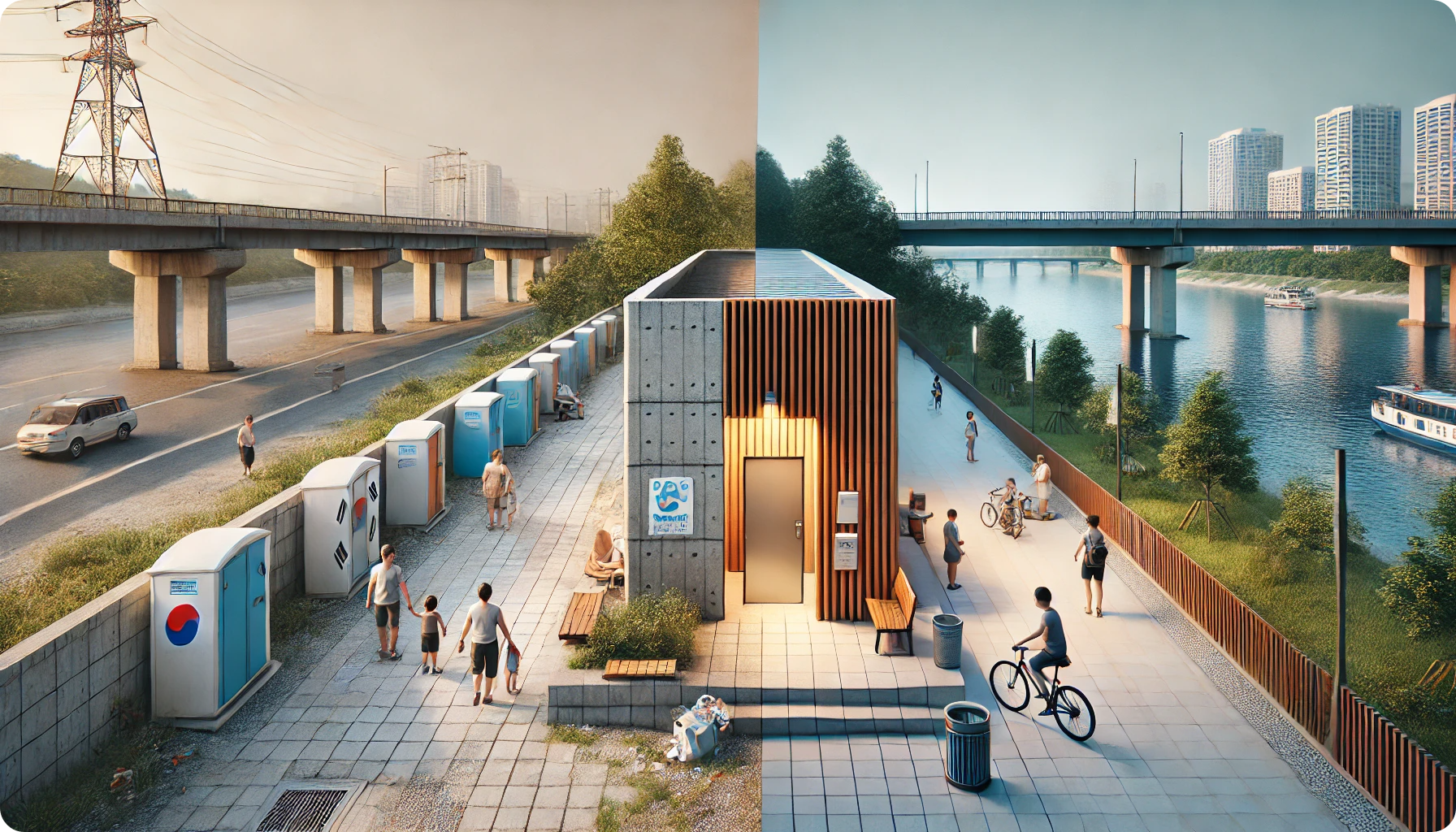 한강 공중화장실 개선