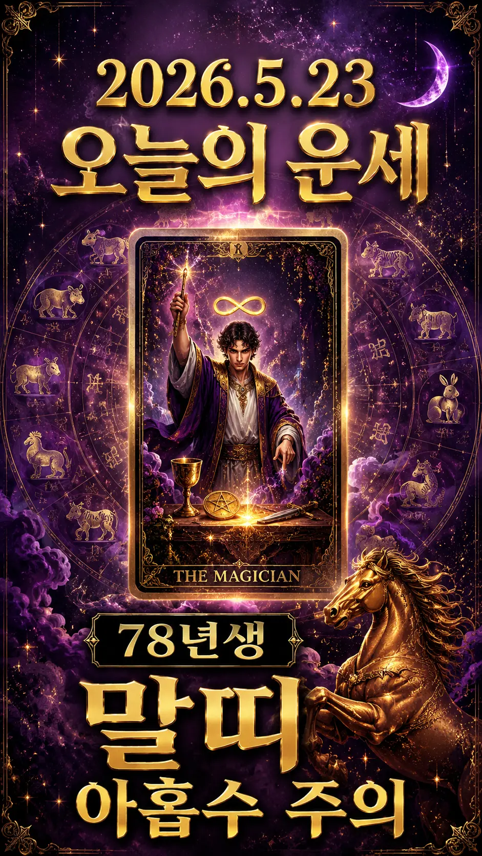 오늘 급상승 2026년 5월 23일 오늘의 띠별 운세 이미지