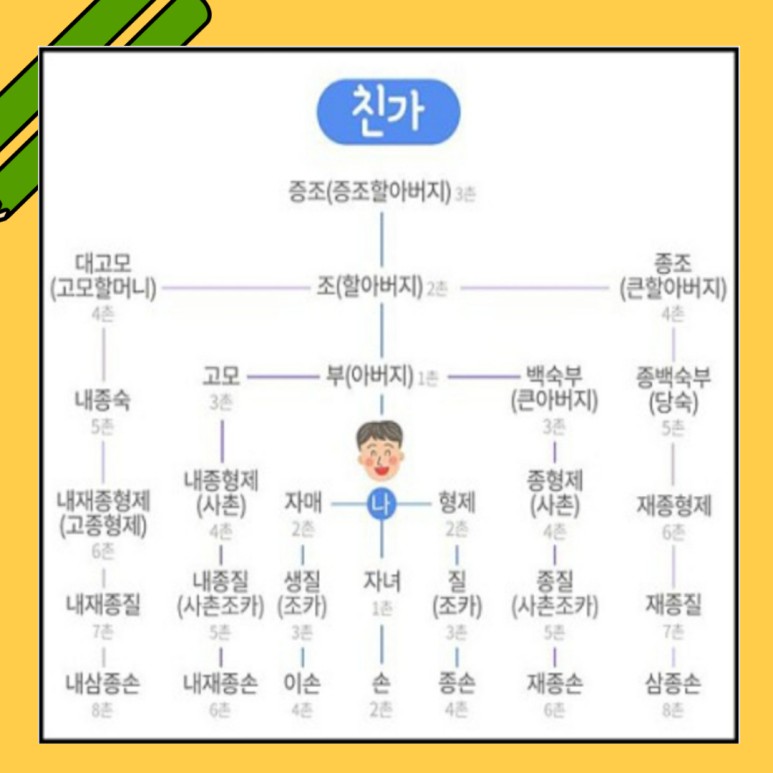 촌수 정리