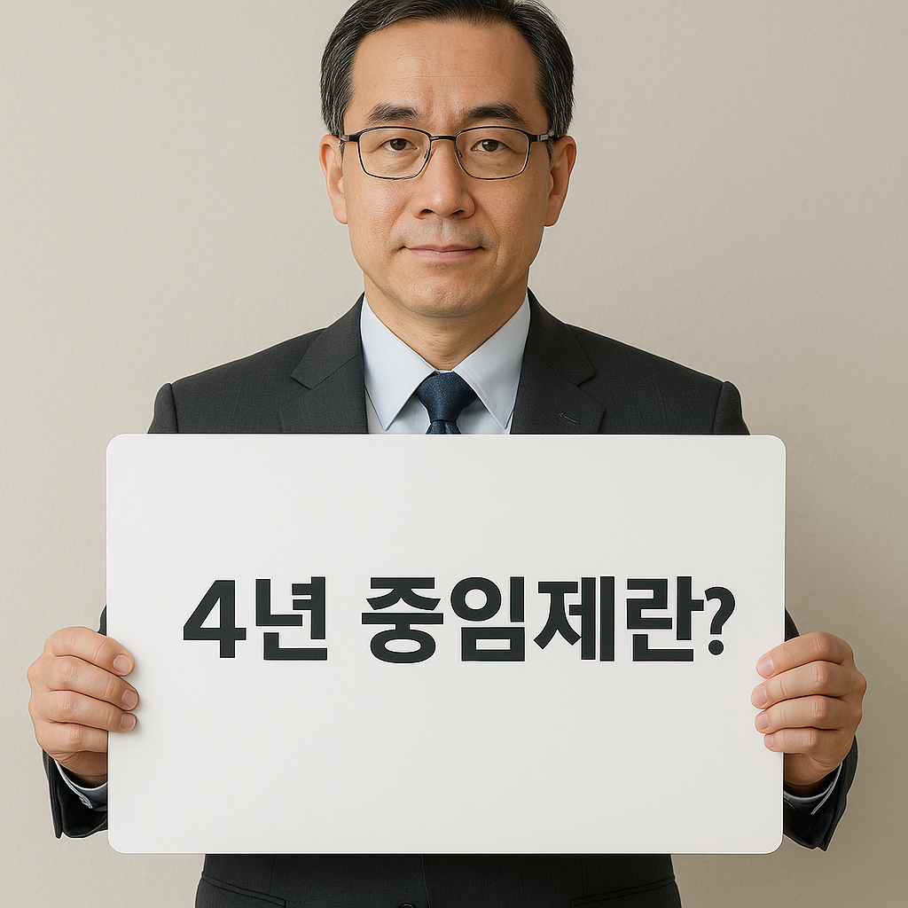 대통령 4년 중임제란?