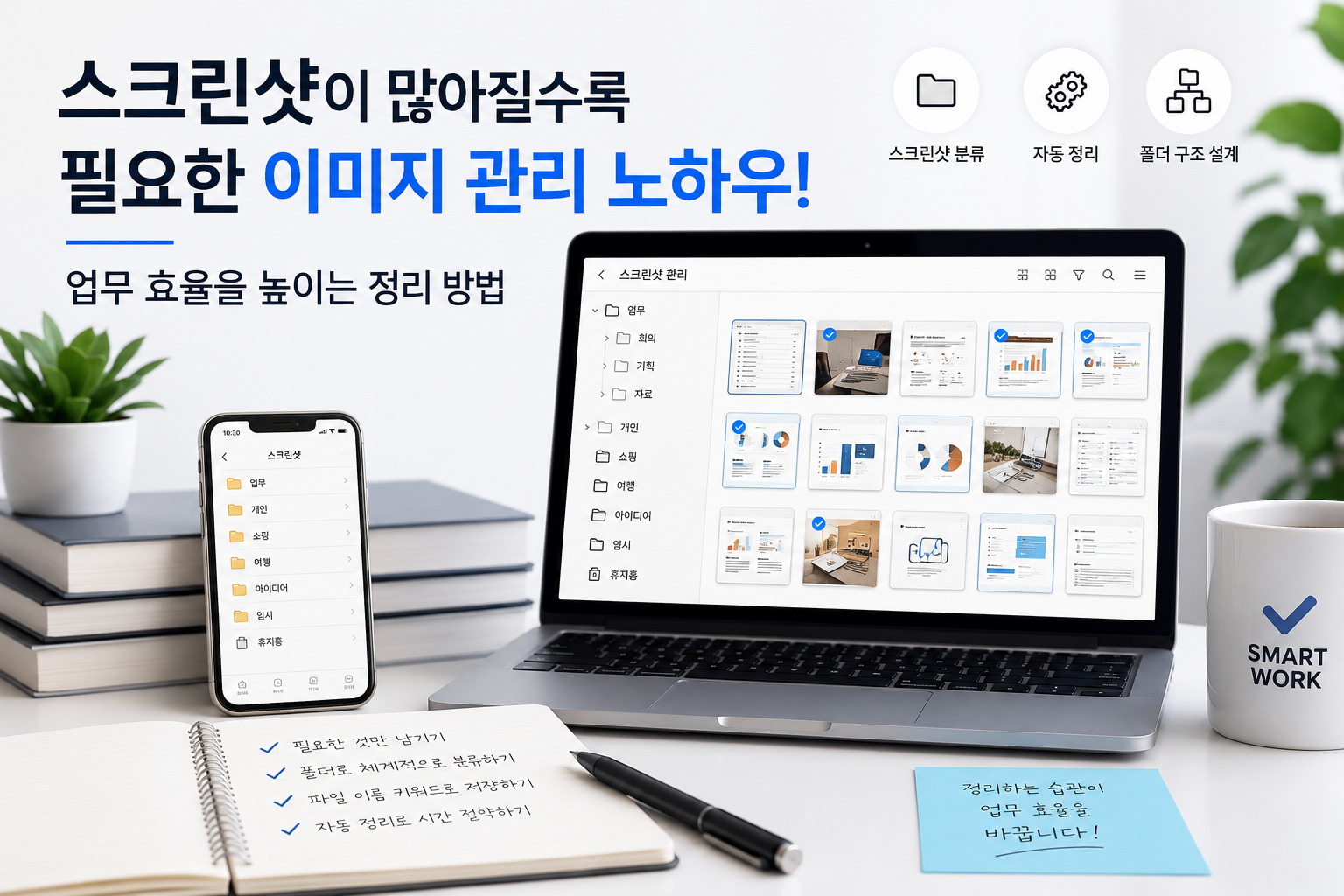 스크린샷이 많아질수록 필요한 이미지 관리 노하우