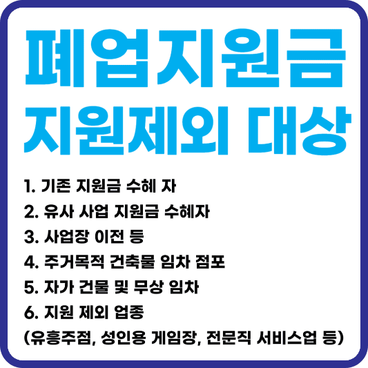 소상공인 폐업지원금