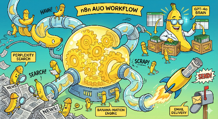 n8n과 Perplexity를 활용한 뉴스 큐레이션 및 AI 자동 스코어링 워크플로우 대시보드
Advanced n8n workflow visualization for AI-driven news curation, scoring, and automated email delivery