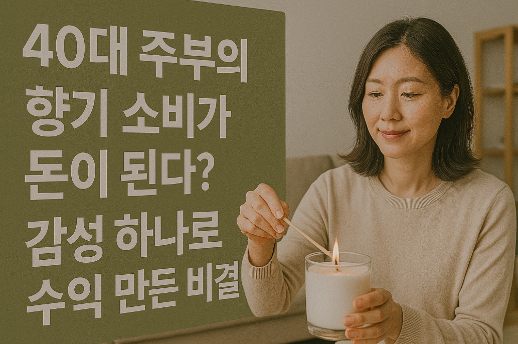 40대 주부의 향기 소비가 돈이 된다