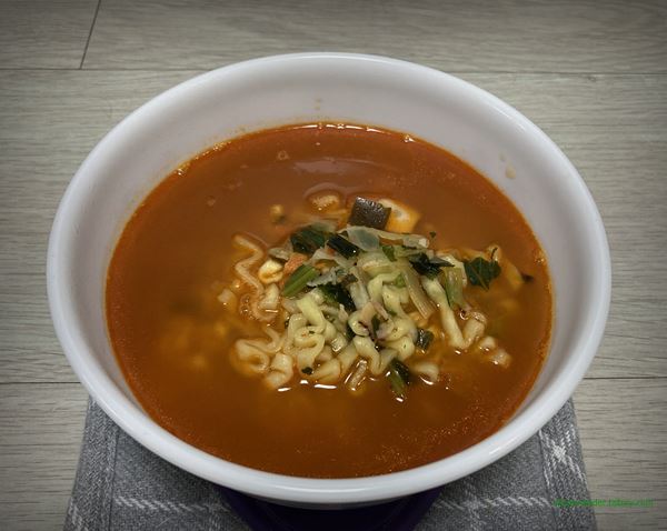 삼양 바담뽕 짬뽕 라면 2022년 6,7월 조리 후
