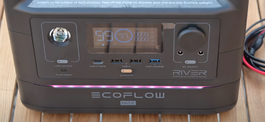 에코플로우 리버맥스 USB 단자