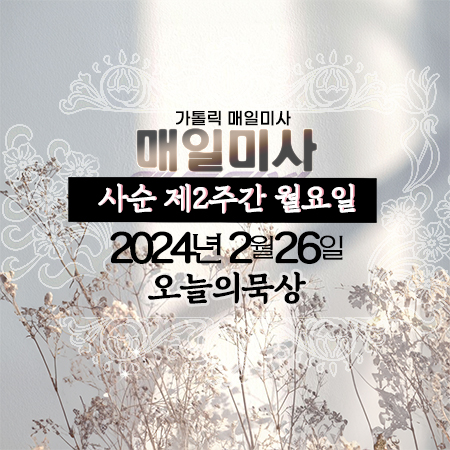 2024년 2월 26일 매일미사