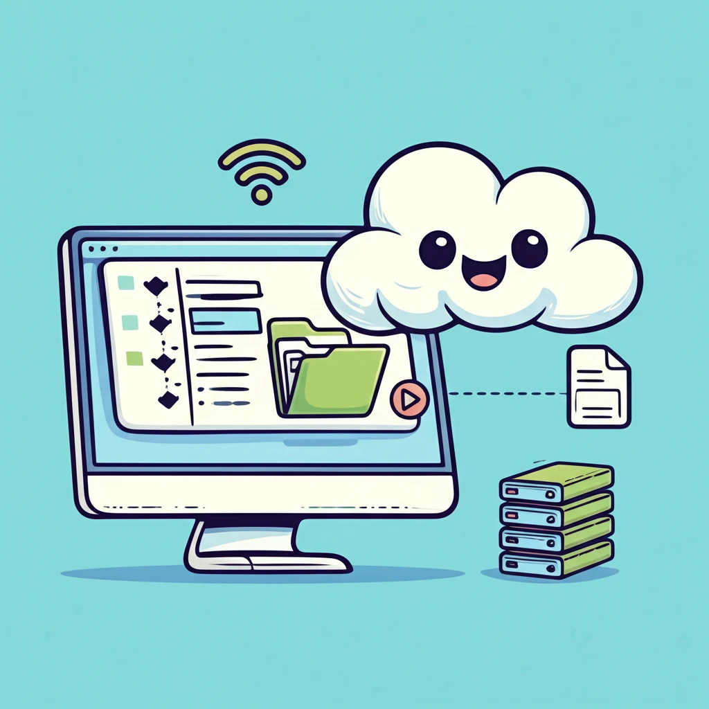 드롭박스 데스크톱 앱으로 클라우드 폴..