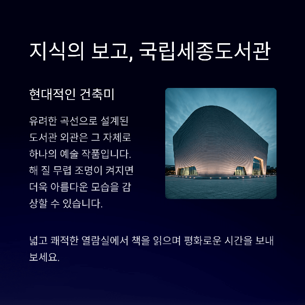 지식의 보고, 국립세종도서관
