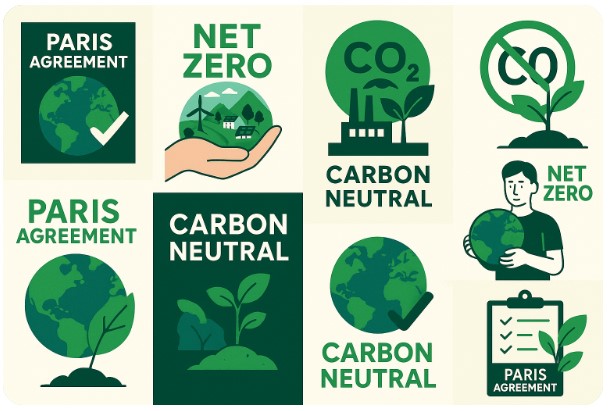 파리협정과 탄소중립에 대한 이미지