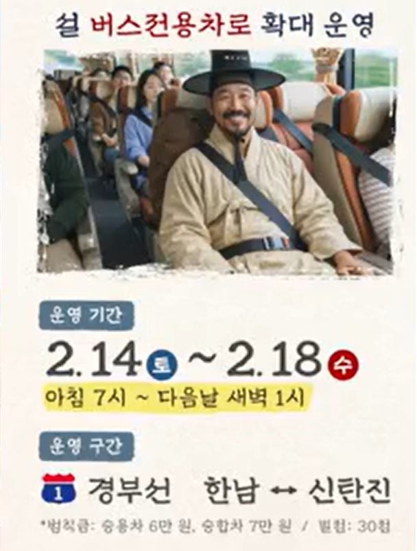 설연휴 고속도로 귀성길&middot;귀경길 정체 예상시간