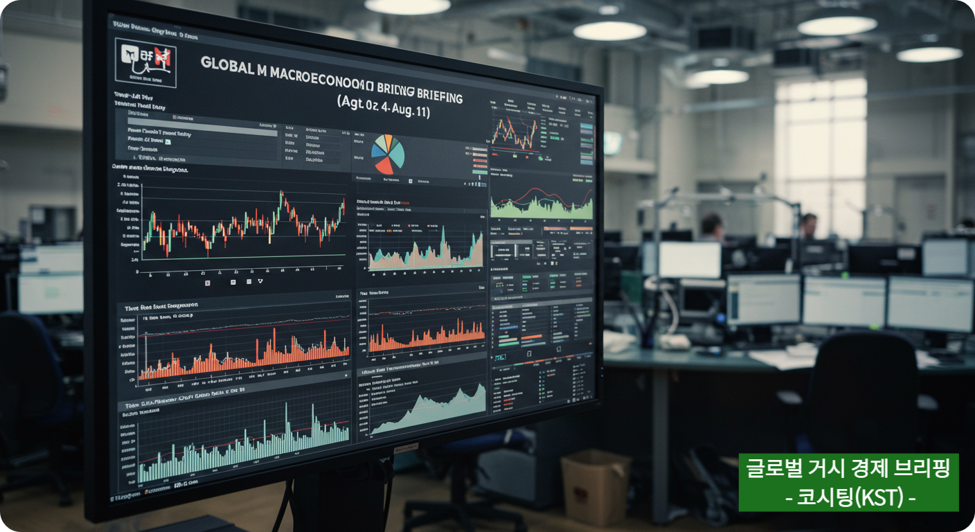 글로벌 거시경제 브리핑 (8월 4일 ~ 8월 11일) : 코시팅(KST)