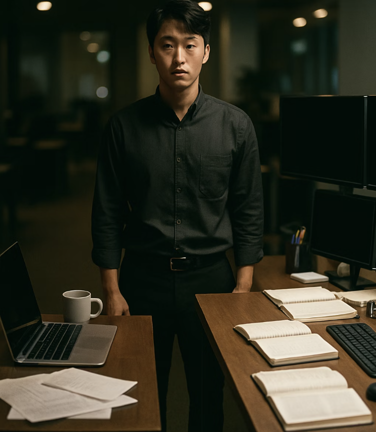 램&amp;#44; 컴퓨터의 넓은 책상