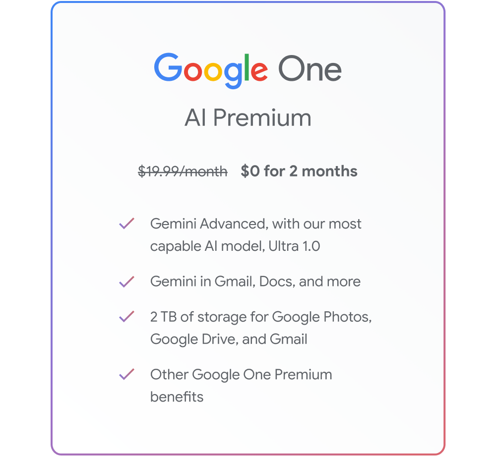 Google One AI Premium